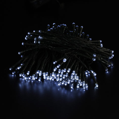 Solar Powered 200 Led White String Lights Kmartnz Solar Powered 200 Led White String Lights