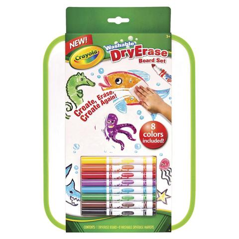 crayola washable dry erase board set kmartnz