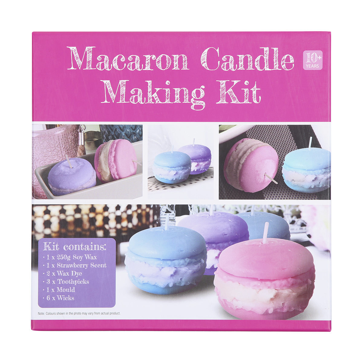 Macaron Candle Making Kit KmartNZ