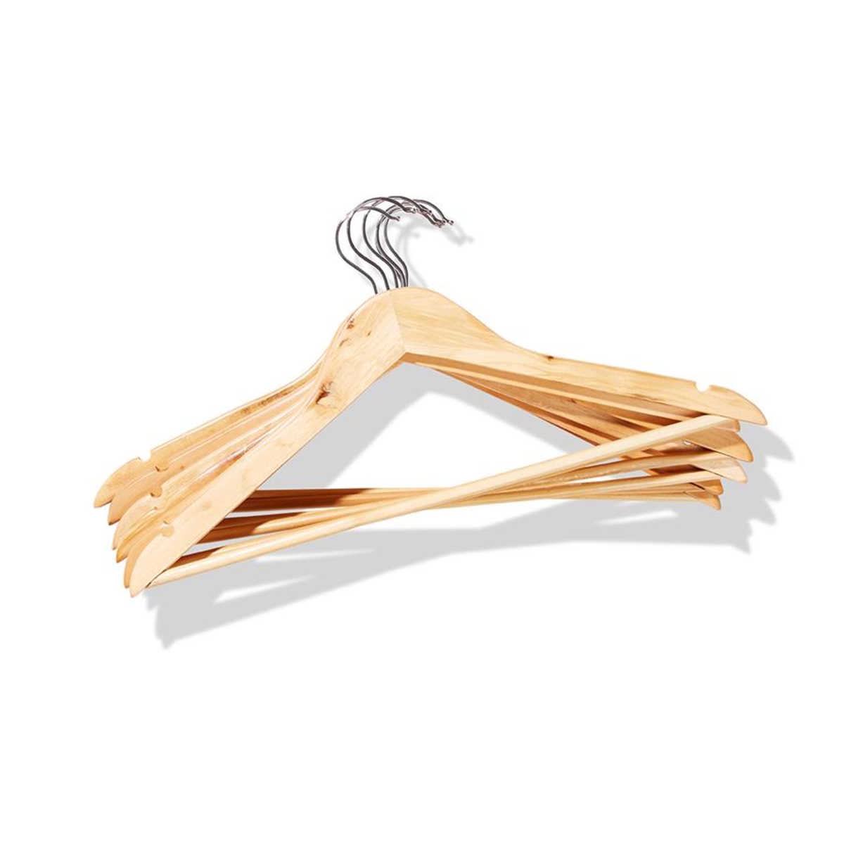 Wood Hangers - Pack of 6 | KmartNZ