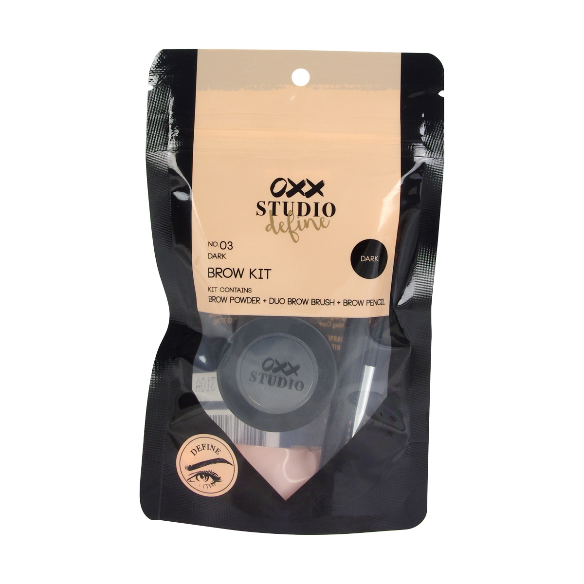 OXX Studio Define Brow Kit Dark KmartNZ