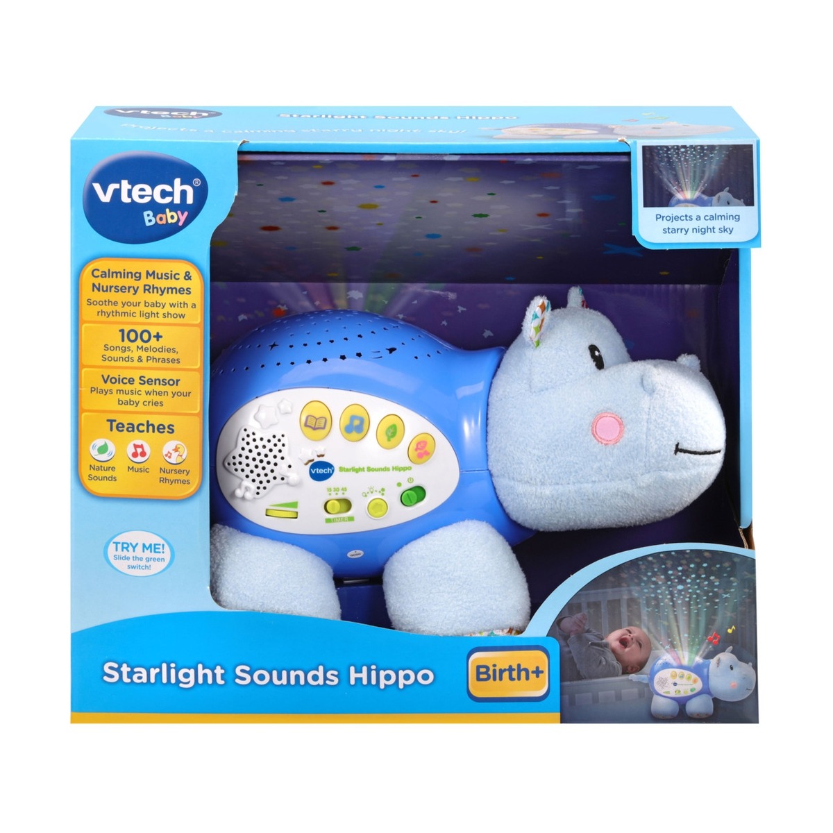 VTech Starlight Sounds Hippo KmartNZ