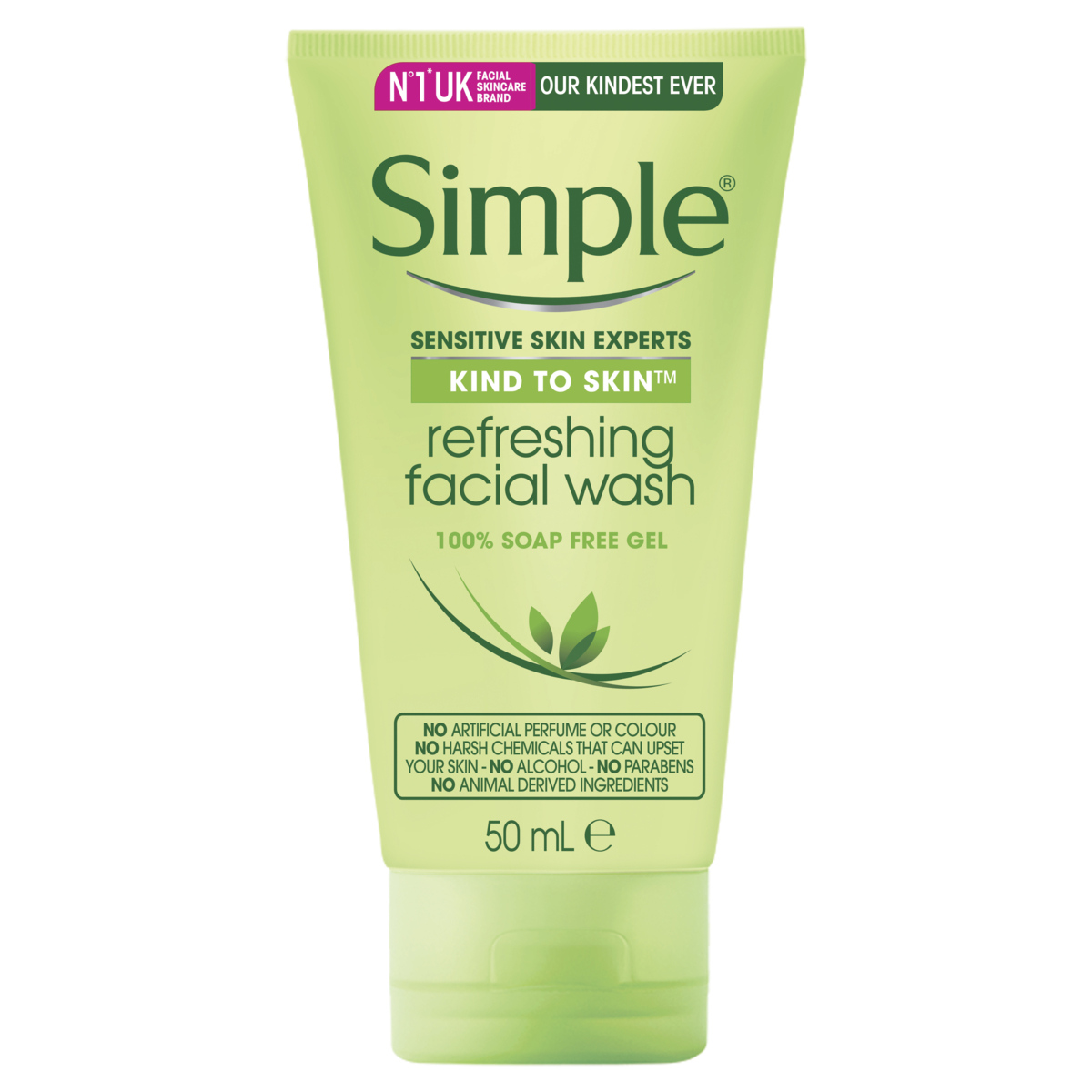 Simple 50ml Refreshing Facial Wash Gel KmartNZ