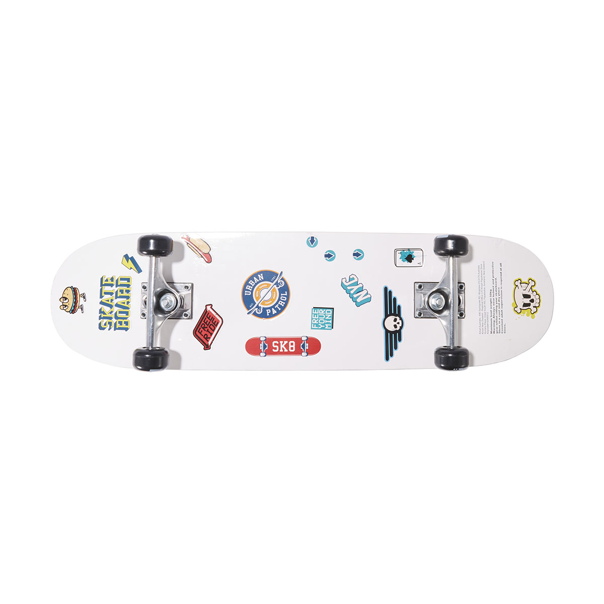 31in. Sticker Skateboard KmartNZ