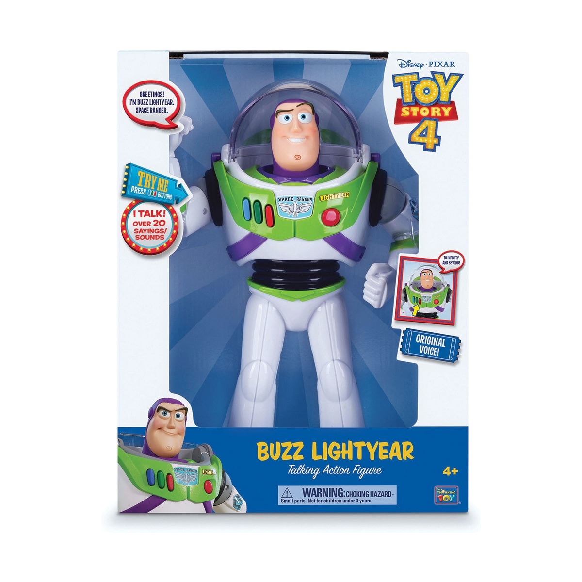 Talking Buzz Lightyear Toy KmartNZ