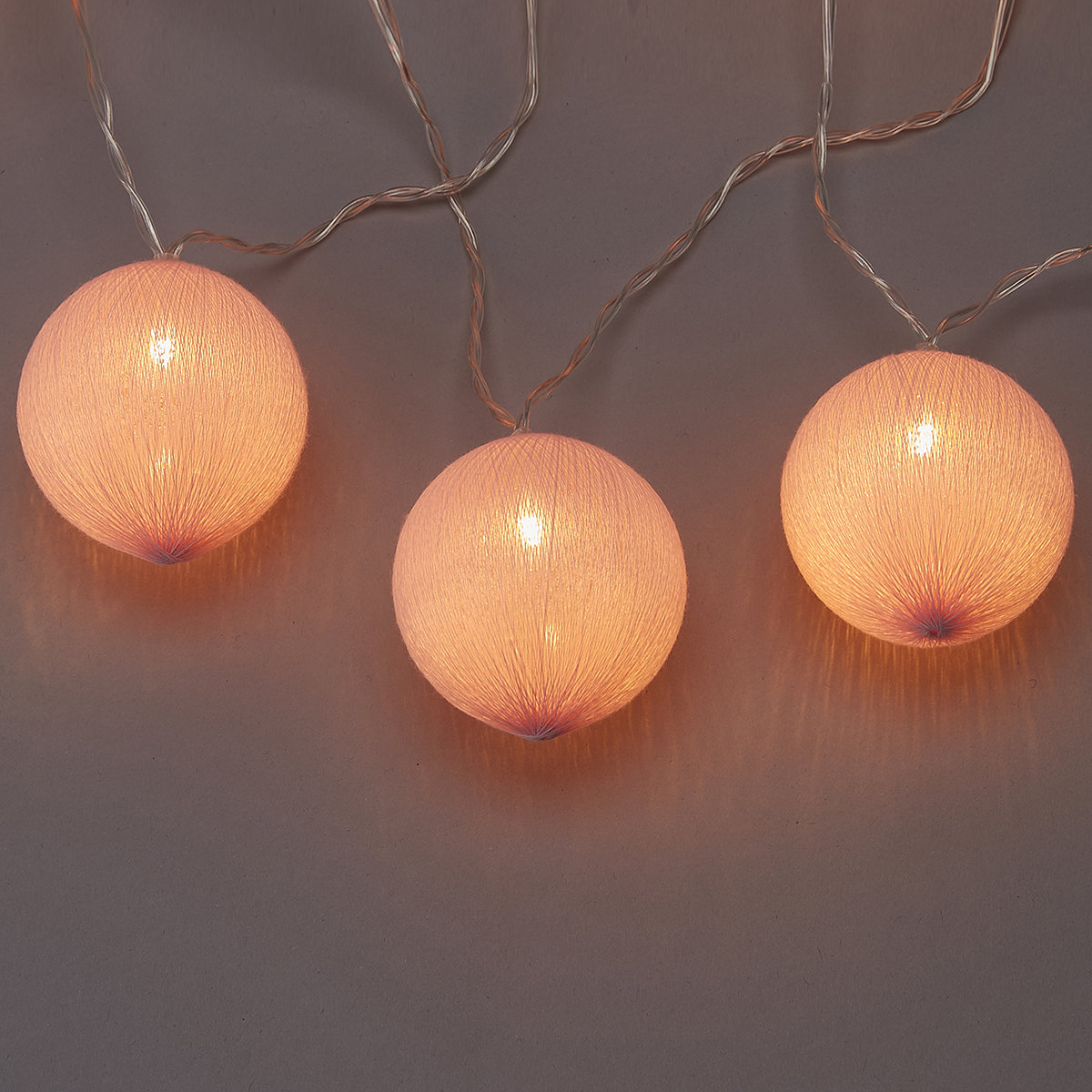 Pink Ball String Lights KmartNZ