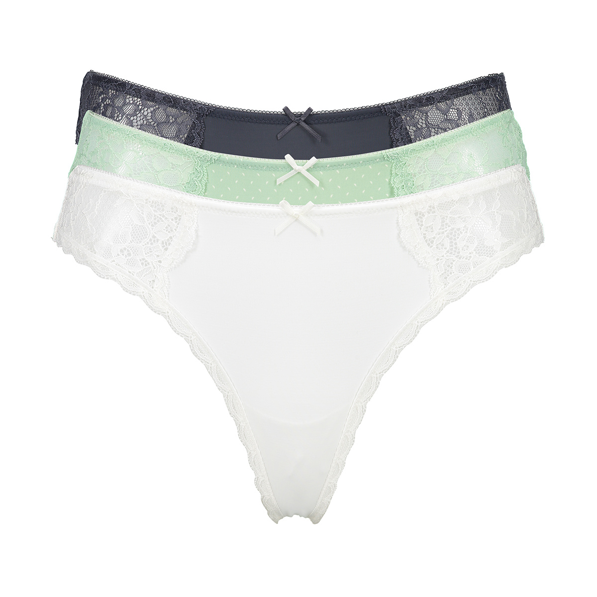 3 Pack Micro Lace GString KmartNZ