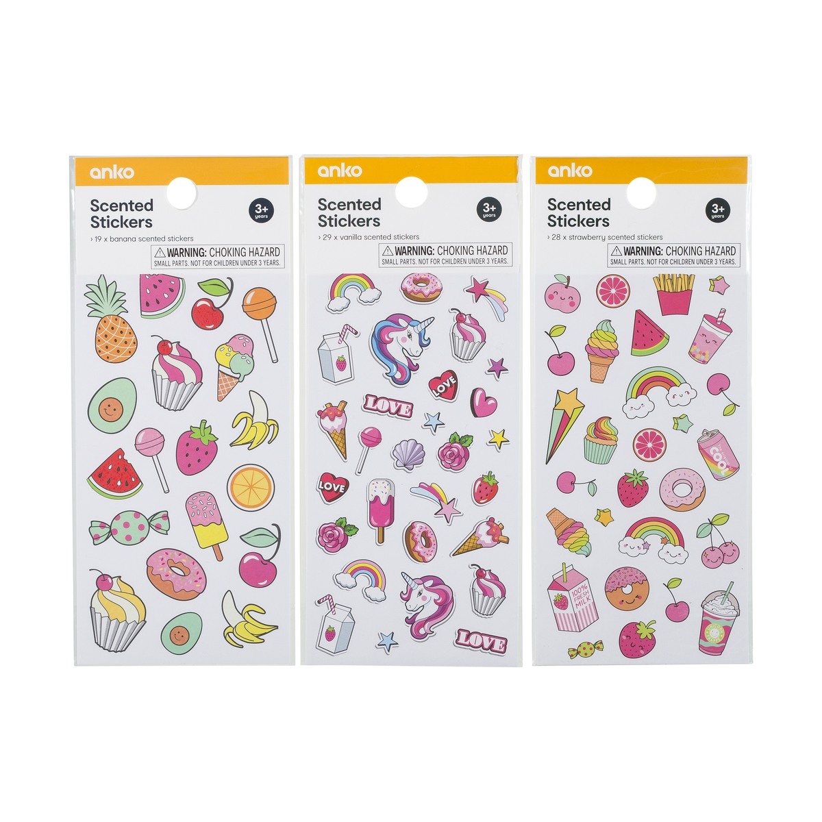 Scented Stickers Assorted KmartNZ