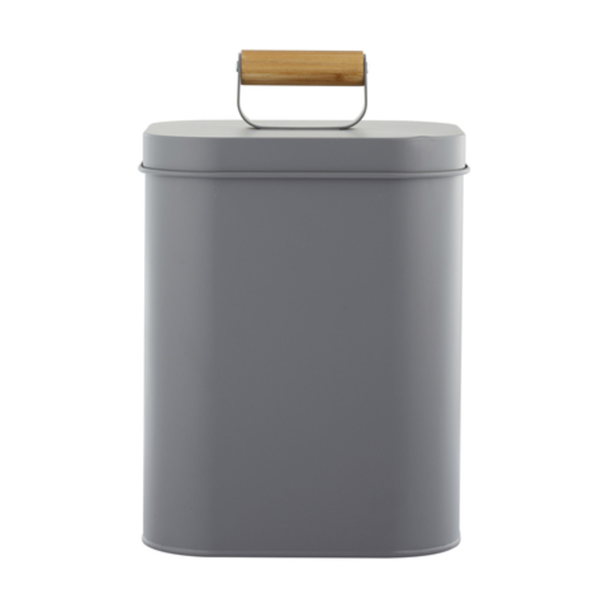 Laundry Powder Tin with Bamboo Handle KmartNZ