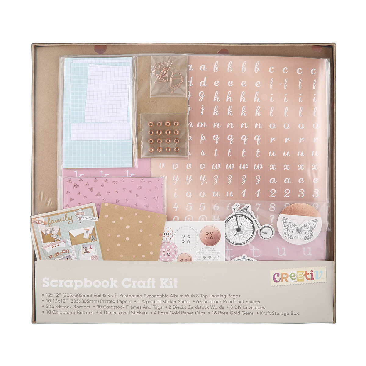 Scrapbook Craft Kit KmartNZ