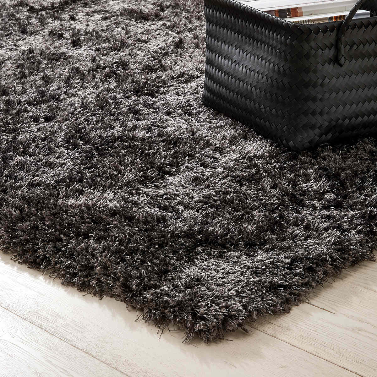 Luxury Rug Charcoal KmartNZ