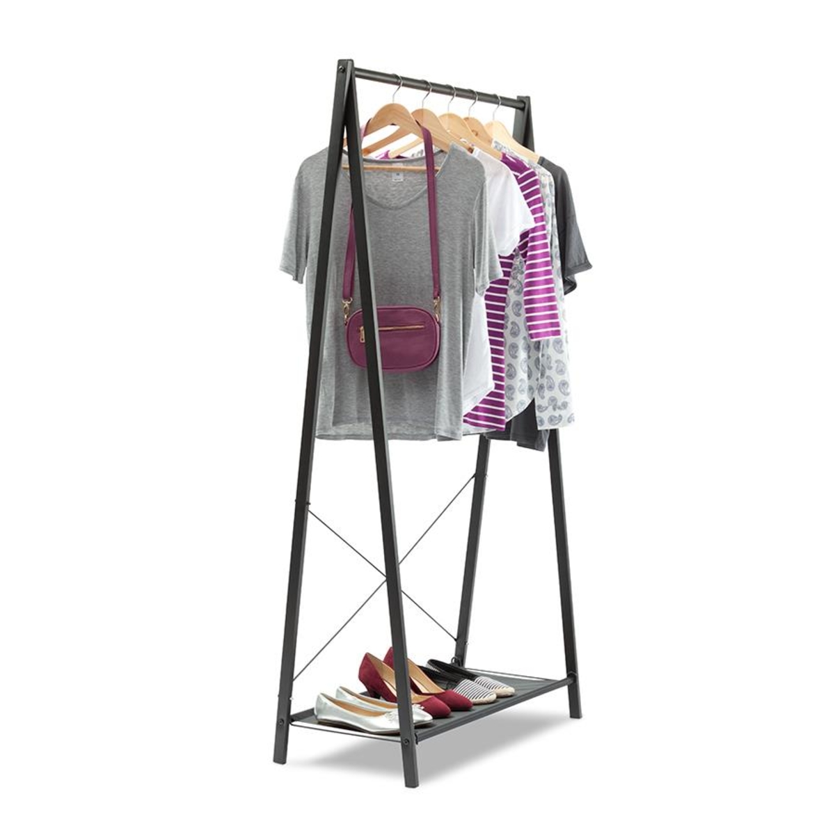 A Frame Garment Rack Black KmartNZ