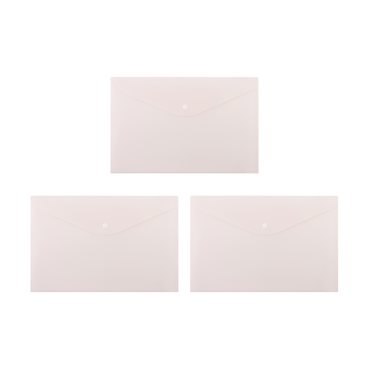 PP Envelope File 3 Pack Pink KmartNZ