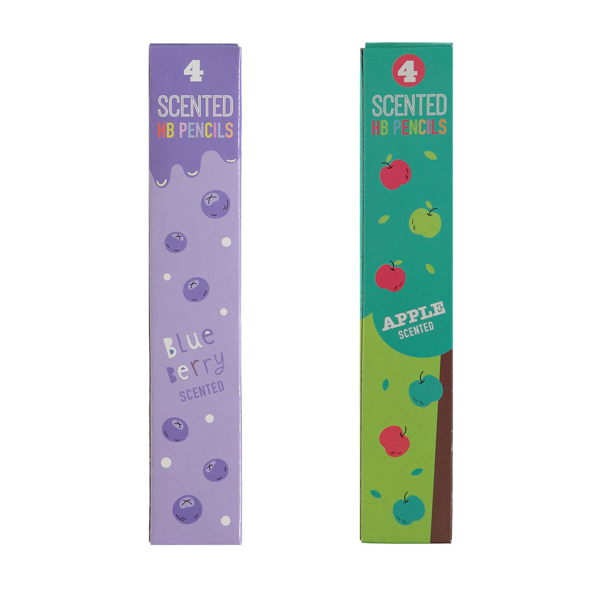 4 Scented HB Pencils Assorted KmartNZ
