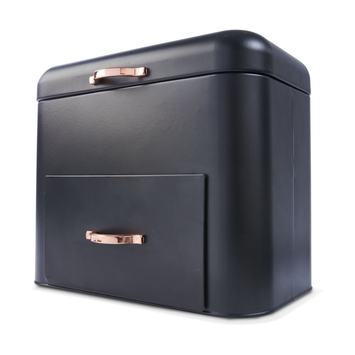 Matte Black Bread Bin KmartNZ