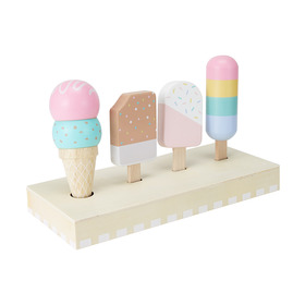 smyths wooden ice cream cart