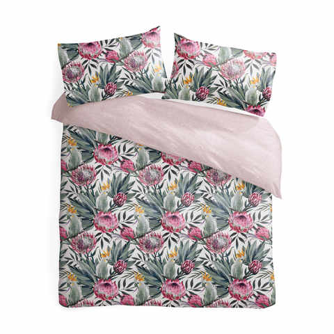 Matilda Reversible Quilt Cover Set Queen Bed Kmartnz Matilda Reversible Quilt Cover Set