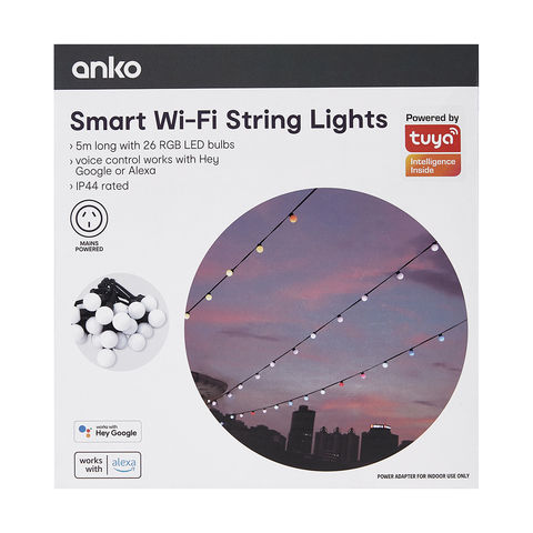 Smart Wi Fi String Lights Kmart Nz, Led Curtain String Lights Kmart