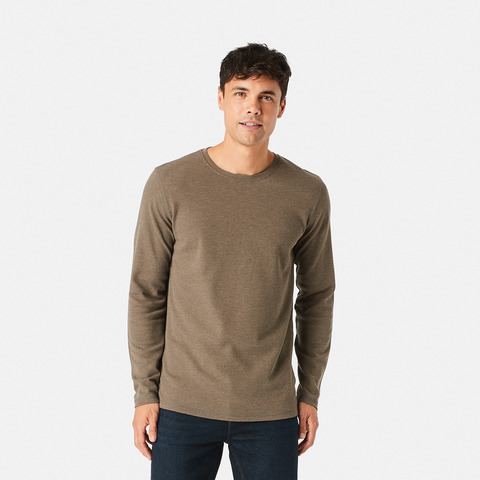 Waffle Long Sleeve T shirt - Kmart NZ