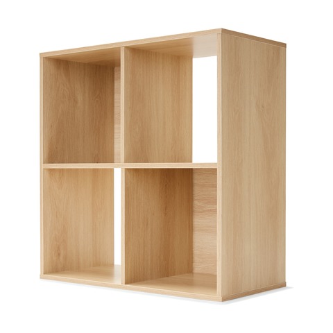 4 Cube Unit Oak Look Kmart Nz, Kmart Black Box Shelves