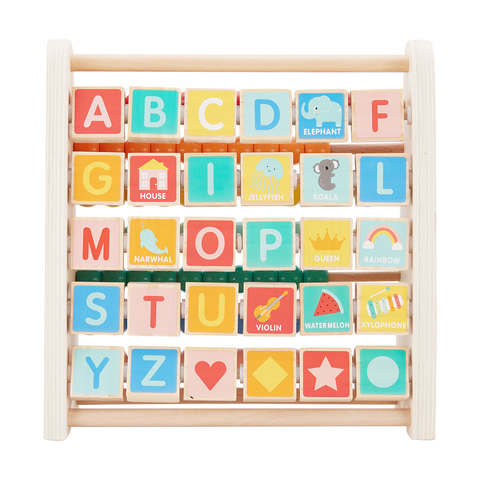 alphabet abacus learning toy