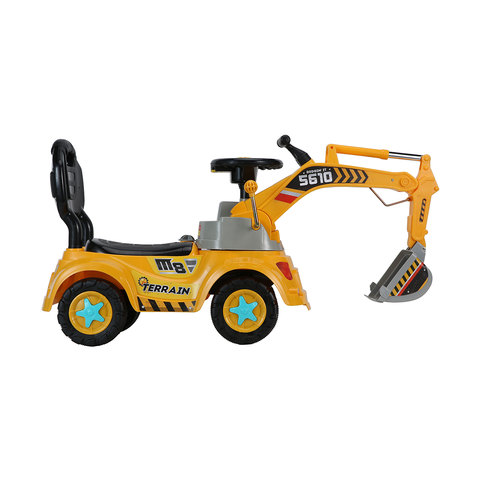 sit on digger for toddlers