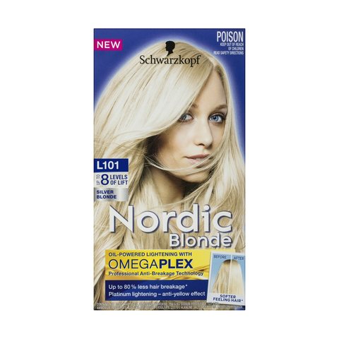 schwarzkopf nordic blonde l101 silver blonde kmartnz