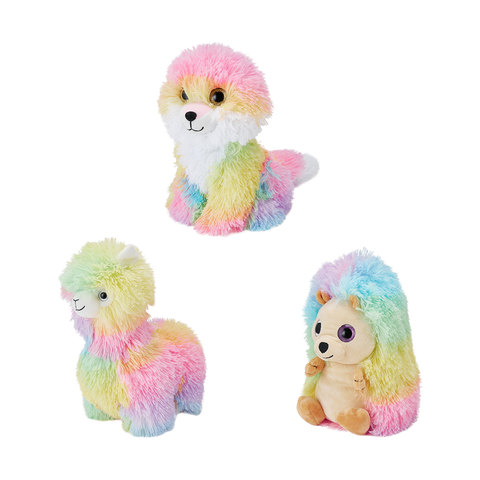 rainbow plush bear