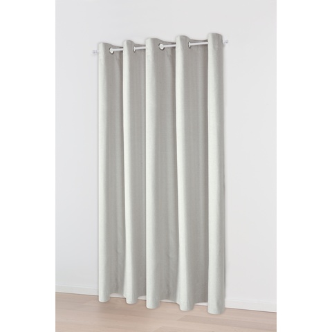 Monaco Double Width Eyelet Curtain Taupe Kmart Nz Monaco Double Width Eyelet Curtain, Do Eyelet Curtains Need To Be Double Width