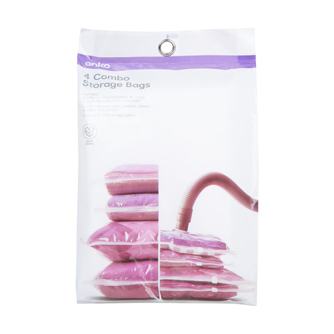 Combo Storage Bags Set Of 4 Kmartnz