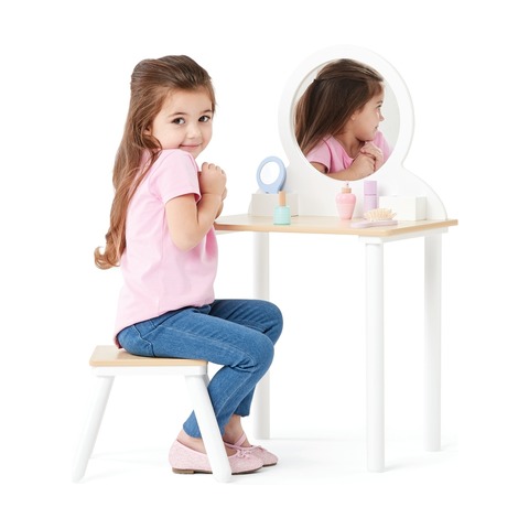 deluxe vanity & chair set