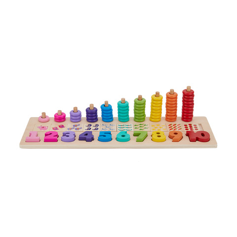 Wooden Stack \u0026 Count Learning Set | KmartNZ