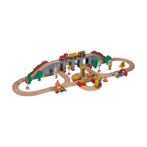 wooden train set kmart nz
