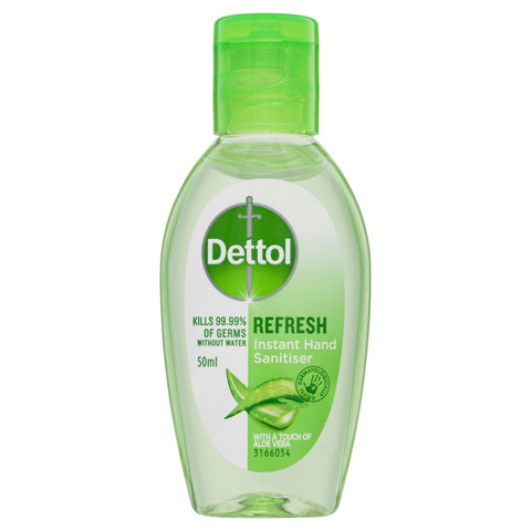 Dettol Refresh Instant Hand Sanitizer 50ml The Warehouse