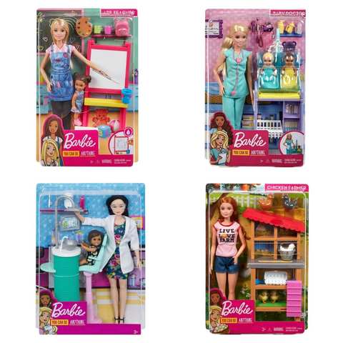 barbie career coffee shop and doll playset