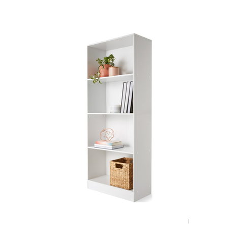 4 Tier Bookshelf White Kmartnz