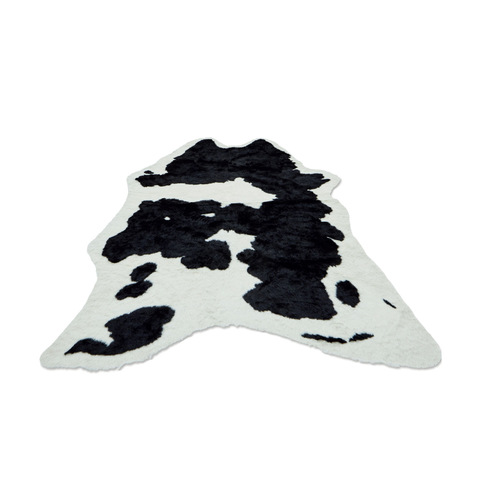 Black Faux Cow Hide Rug Kmartnz