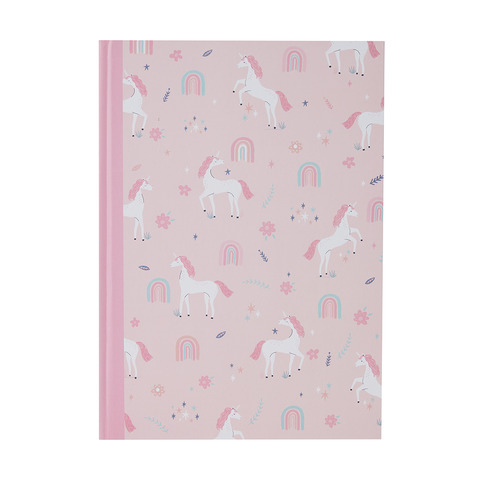 A4 Hard Cover Book Unicorn - Kmart NZ