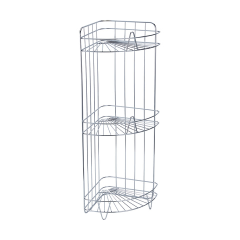 Wire Chrome Corner Caddy - Kmart NZ
