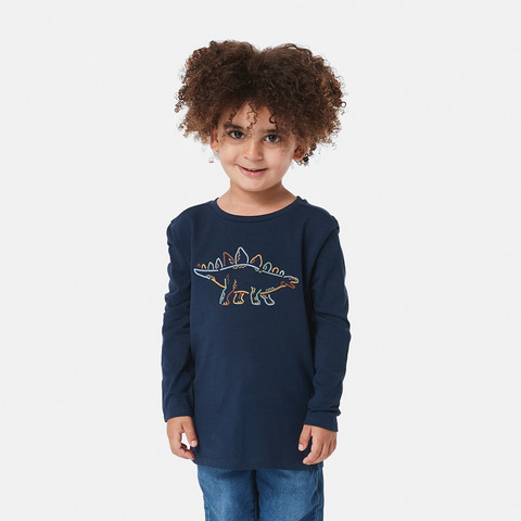 Dino Embroidery T shirt - Kmart NZ