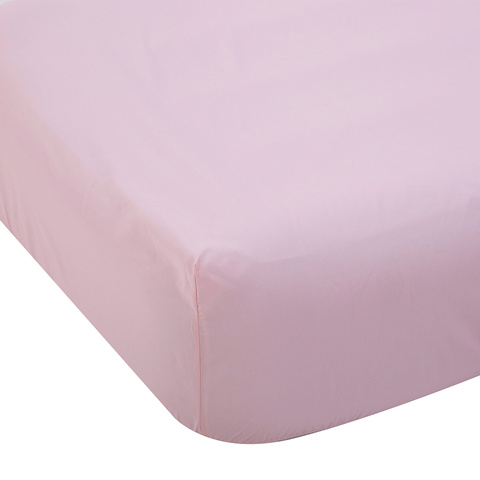 225 Thread Count Fitted Sheet Queen Bed Pink Kmartnz