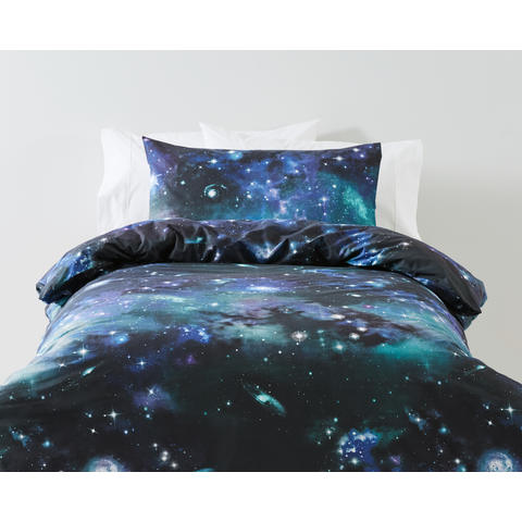 Galaxy Quilt Cover Set Single Bed Kmartnz