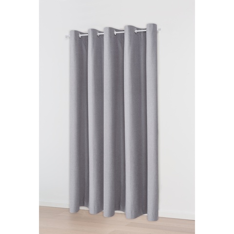 Monaco Double Width Eyelet Curtain Grey Kmart Nz Monaco Double Width Eyelet Curtain Grey, Do You Double The Width For Curtains