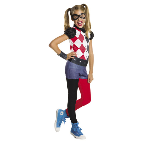 Dc Comics Harley Quinn Costume Ages 6 8 Kmartnz