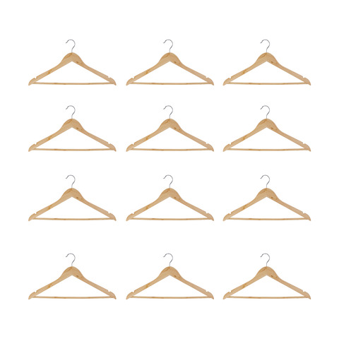 16 Wooden Hangers - Kmart NZ