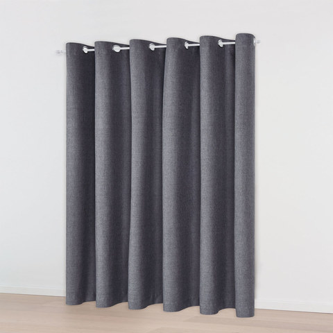 Monaco Double Width Eyelet Curtain, Do Eyelet Curtains Need To Be Double Width
