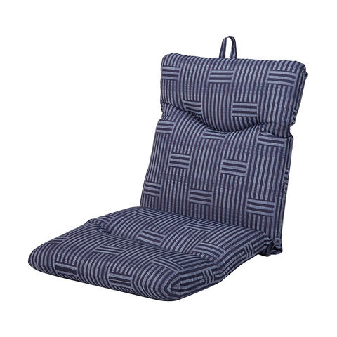 Outdoor Highback Cushion Blue Geo Kmart Nz Outdoor Highback Cushion Blue Geo, Deck Chair Covers Kmart