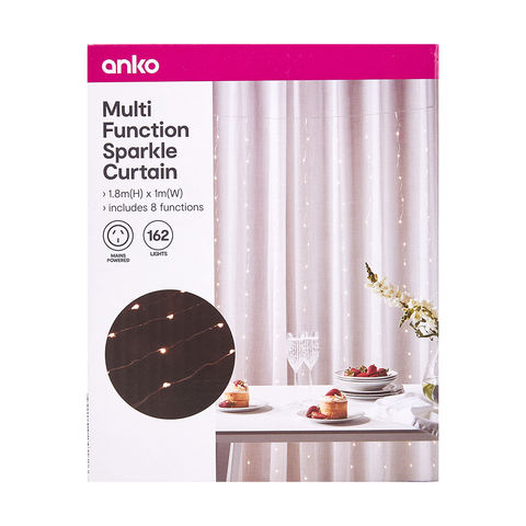Multi Function Sparkle Curtain Lights, Kmart Shower Curtain Nz