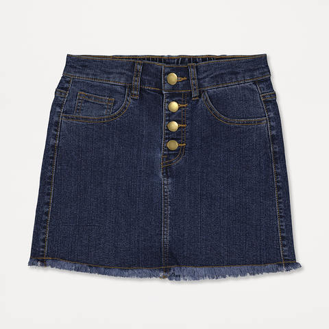 kmart button front skirt