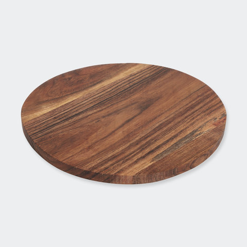 long wooden serving platter